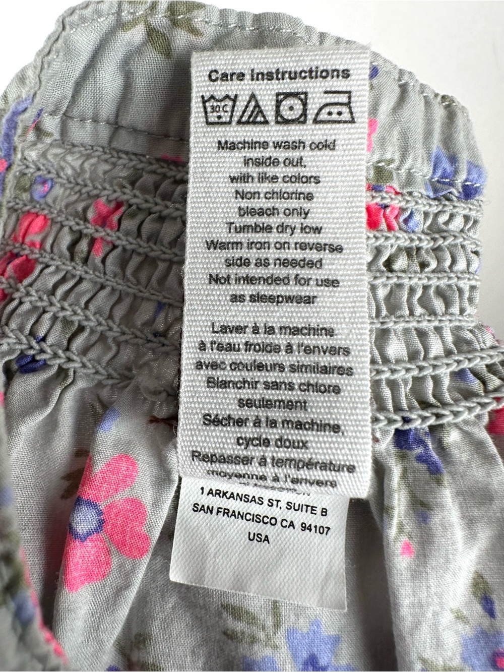 Tea Collection Floral Smocked Dress - Picture 3 of 8